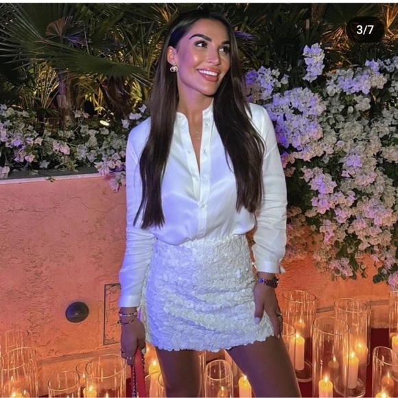 ZARA SEQUIN MINI SKIRT ZW COLLECTION - Picture 5 of 16